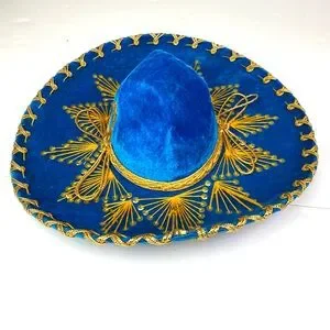 Gonzalez | Accessories | Gonzalez Sombrero Blue Gold Mexico  display picture 3